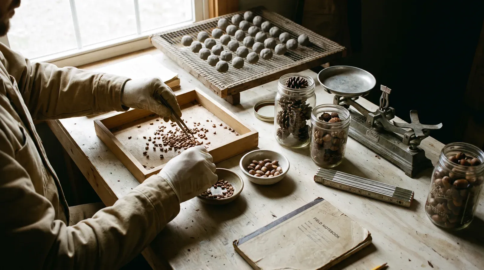 Sorting seed by species ahead of sowing